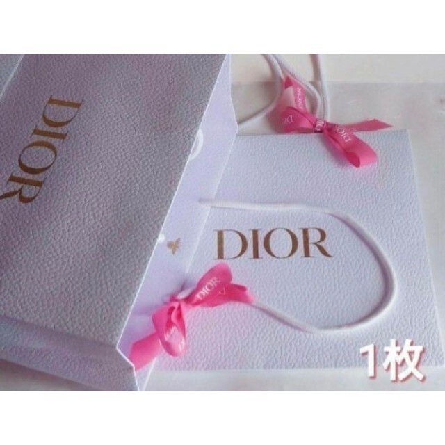 Christian Dior(クリスチャンディオール)のディオール Dior  蜂ビーロゴ入り   ショッパー大 １枚 コスメ/美容のコスメ/美容 その他(その他)の商品写真