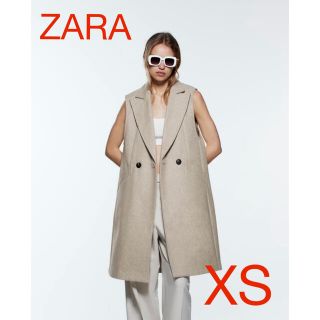 ザラ(ZARA)の新品、タグ付き☆ZARAダブルブレスト ソフトベスト☆(ベスト/ジレ)