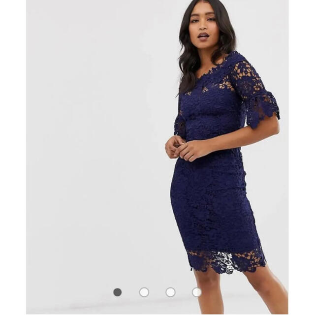 レディース 緑林シリーズ ASOS オフショルダードレス moDAjlUomB - www ...