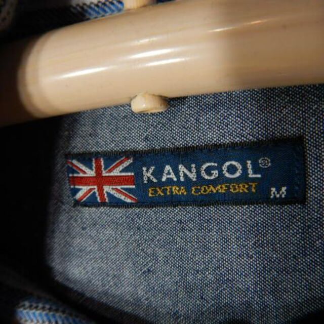 KANGOL(カンゴール)のo5313　KANGOL　長袖　ボーダー　デザイン　ボタンダウン　シャツ メンズのトップス(シャツ)の商品写真