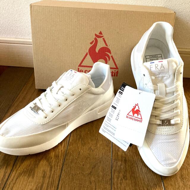 le coq sportif(ルコックスポルティフ)の【新品】le coq sportif LA セーブル ナイロンシューズ 23.0 レディースの靴/シューズ(スニーカー)の商品写真