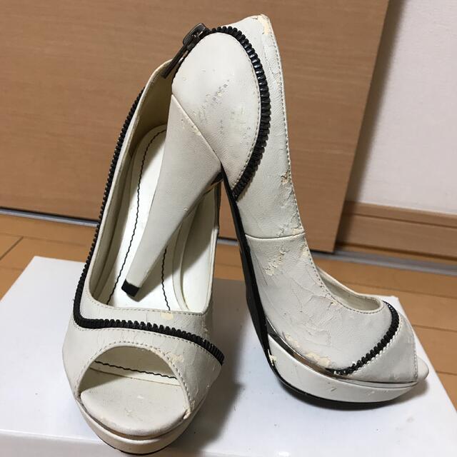 ESPERANZA(エスペランサ)のESPERANZA エスペランサ ジップ オープントゥ パンプス レディースの靴/シューズ(ハイヒール/パンプス)の商品写真