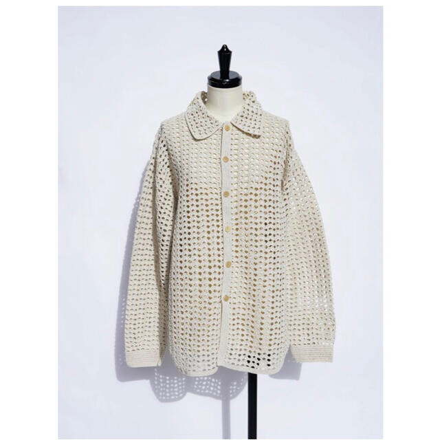 Ron Herman(ロンハーマン)のauralee HAND CROCHET COTTON KNIT SHIRTS  レディースのトップス(ニット/セーター)の商品写真