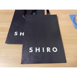 シロ(shiro)のSHIRO 紙袋(ショップ袋)
