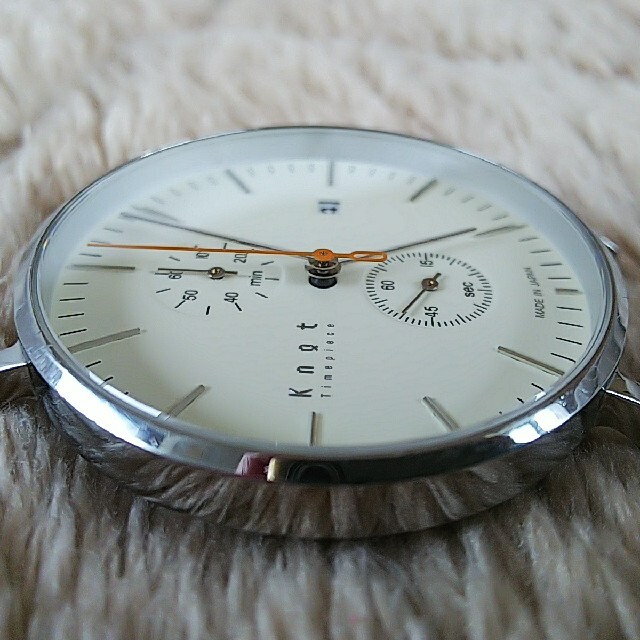 KNOT(ノット)のknot  CC-39SVIV クロノグラフ 箱付き 電池交換済み メンズの時計(腕時計(アナログ))の商品写真