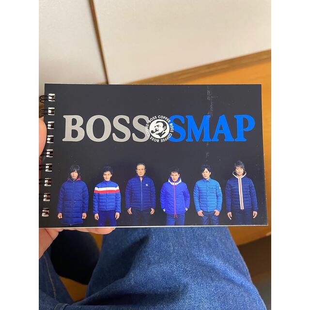 SMAP × BOSS コラボ　メモ帳  エンタメ/ホビーのタレントグッズ(アイドルグッズ)の商品写真