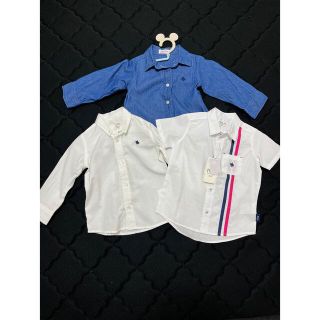 ポロラルフローレン(POLO RALPH LAUREN)のポロベビー　90cm シャツ3点セット　キッズ服(Tシャツ/カットソー)