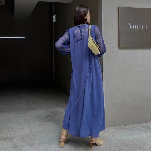 Ameri VINTAGE - 2WAY SCOOP OUT LACE DRESS♡Ameri VINTAGEの通販 by