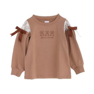 アクシーズファム(axes femme)のくま　リボン　プルオーバー(Tシャツ/カットソー)