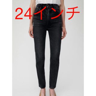 マウジー(moussy)のMOUSSY MVS BLACK SKINNY 24inch(デニム/ジーンズ)