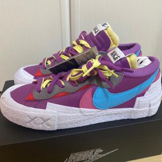 ナイキ(NIKE)のカウズ×サカイ×ナイキ  ブレザーロー　パープルダスク(スニーカー)