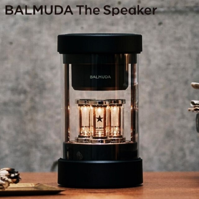 バルミューダ　スピーカー　BALMUDA The speaker M01A-BKオーディオ機器