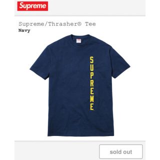 シュプリーム(Supreme)の新品 半タグ付 シュプリーム スラッシャー コラボ ロゴティー 黒  Sサイズ(Tシャツ/カットソー(半袖/袖なし))