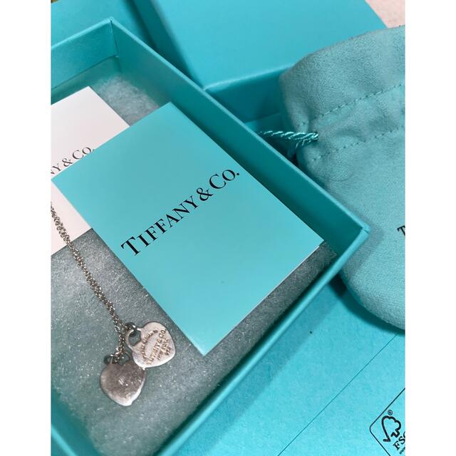Tiffany & Co. - Tiffany&Co. ネックレス ダブルハート シルバーの通販 