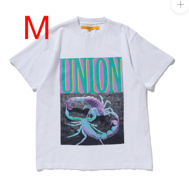 Tシャツ/カットソー(半袖/袖なし)UNION SCORPIO TEE WHITE M
