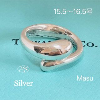 ティファニー(Tiffany & Co.)のTIFFANY&Co. ティファニーティアドロップリング 15.5～16.5号(リング(指輪))