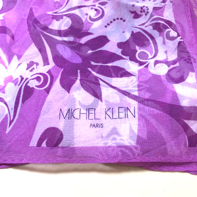 MICHEL KLEIN(ミッシェルクラン)の💕新品未使用💕MICHEL KLEIN💕ハンカチスカーフ💕 レディースのファッション小物(バンダナ/スカーフ)の商品写真