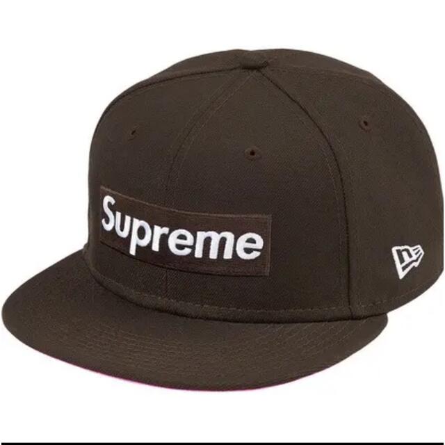 supreme world famous new era 黒 7 3/8 未使用