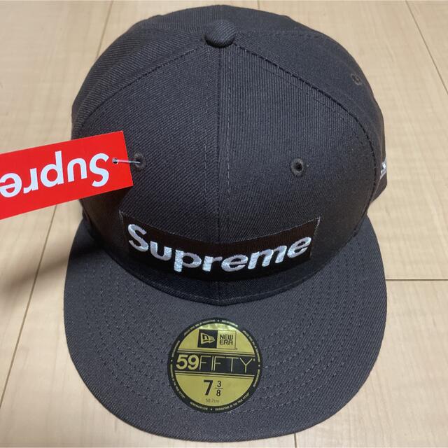 新品 Supreme No Comp Box Logo 7 3/8 ブラウン - キャップ