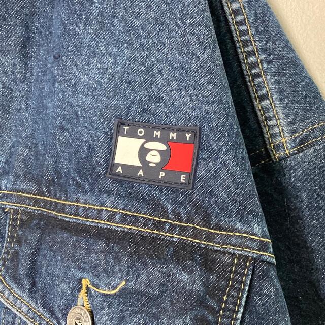 AAPE BY A BATHING APE - 【新品】tommy×AAPE コラボ デニムジャケット
