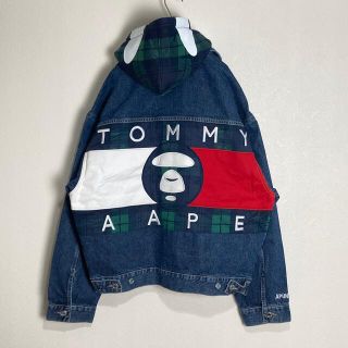 AAPE BY A BATHING APE - 【新品】tommy×AAPE コラボ デニムジャケット