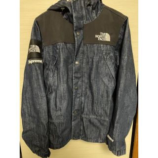 シュプリーム(Supreme)のsupreme north face denim dot shot jacket(マウンテンパーカー)