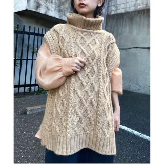 アメリヴィンテージ(Ameri VINTAGE)のAMERI UNDRESSED COTTON CANDY SLEEVE KNIT(ニット/セーター)