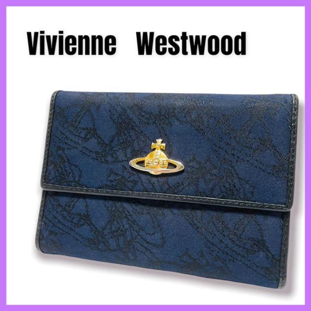 美品】Vivienne Westwoodヴィヴィアンウエストウッド 折り財布 - 財布