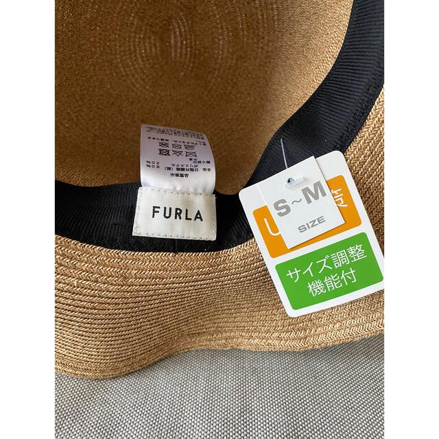春のコレクション Furla - 麦わら帽子 【新品未使用】FURLA 麦わら帽子+ストローハット