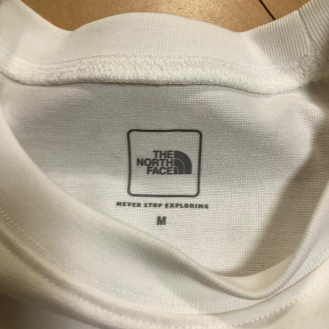 THE NORTH FACE(ザノースフェイス)のノースフェイス　ボーダー　Tシャツ　ホワイト　Mサイズ メンズのトップス(Tシャツ/カットソー(半袖/袖なし))の商品写真