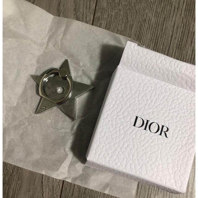 Dior(ディオール)の【非売品🌸】Dior♡スマホリングホルダー　スター✨ スマホ/家電/カメラのスマホアクセサリー(その他)の商品写真