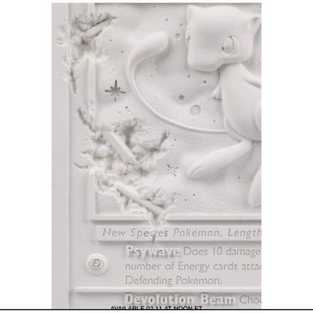 ポケモン - 当日発送‼️daniel arsham×Pokemon ミュウ石版 500個限定の ポケモン - 当日発送‼️daniel arsham×Pokemon ミュウ石版 500個限定の