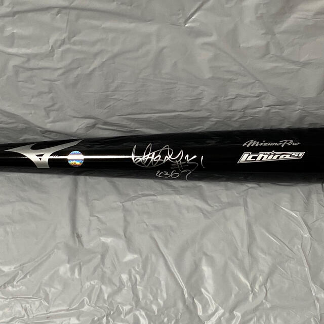 人気定番限定SALE MIZUNO - 超限定 元マリナーズ イチロー 直筆サイン