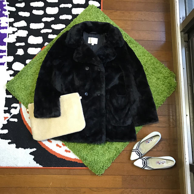 UNIQLO(ユニクロ)のユニクロ☆ファータッチ☆コート レディースのジャケット/アウター(毛皮/ファーコート)の商品写真
