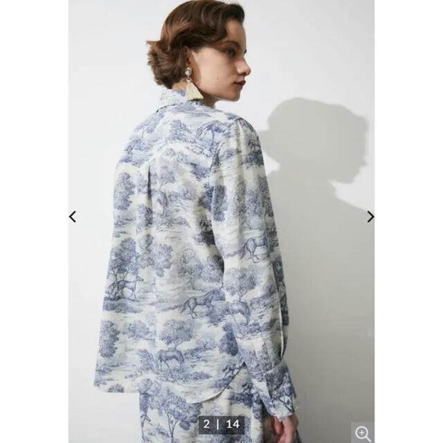 moussy トワルドジュイ シャツ ブラウス ブルー