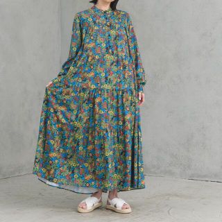 manana suerte ボヘミアンフラワーワンピース　¥5940(ロングワンピース/マキシワンピース)