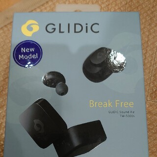 ソフトバンク(Softbank)の新品未使用 ワイヤレスイヤホン GLIDIC tw5000sブラック(ヘッドフォン/イヤフォン)