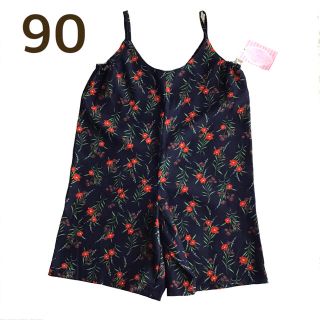 ⭕️SALE☀️【 90 】サロペット オールインワン 花柄(パンツ/スパッツ)