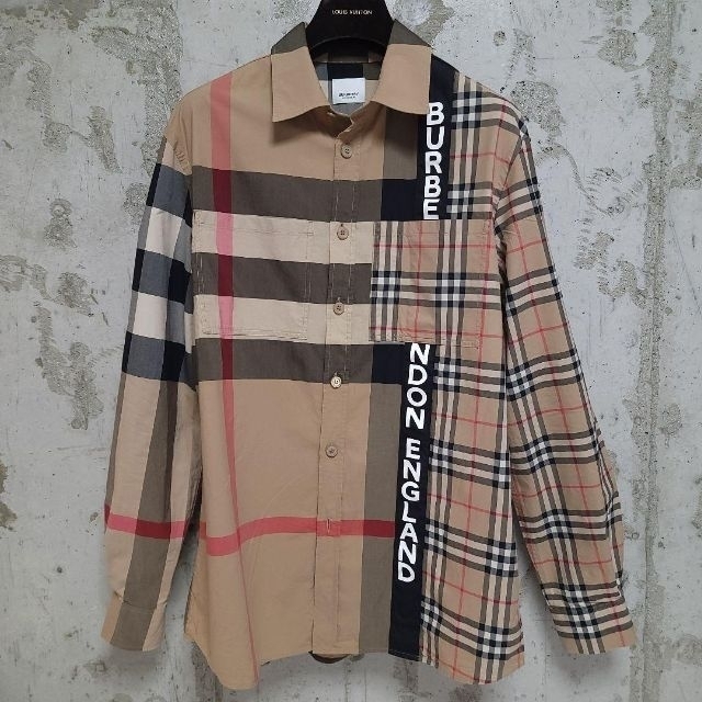 特売 BURBERRY - BURBERRY LONDON ENGLAND ノバチェック L相当 シャツ