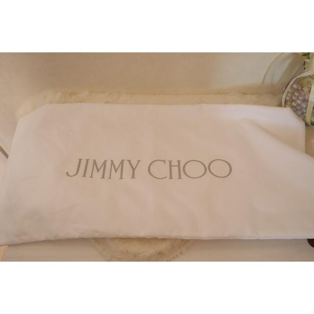 JIMMY CHOO(ジミーチュウ)のジミーチュー トートバッグシルバースタースタッズ クリスタル カーフレザー 美品 レディースのバッグ(トートバッグ)の商品写真