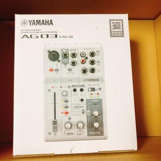 ヤマハ(ヤマハ)のYAMAHA ヤマハ AG03MK2 W ホワイト(オーディオインターフェイス)