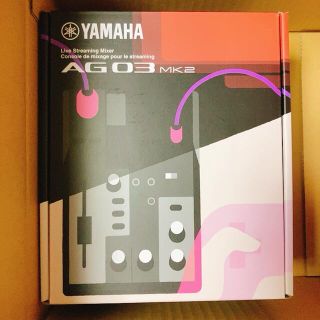 ヤマハ(ヤマハ)のYAMAHA ヤマハ AG03MK2 B ブラック(オーディオインターフェイス)