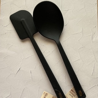 ムジルシリョウヒン(MUJI (無印良品))の無印良品シリコーン調理スプーン大26cm シリコーンスパチュラ26cm(調理道具/製菓道具)