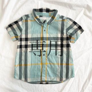 バーバリー(BURBERRY)の【専用】BURBERRY CHILDREN チェックシャツ 92cm(Tシャツ/カットソー)