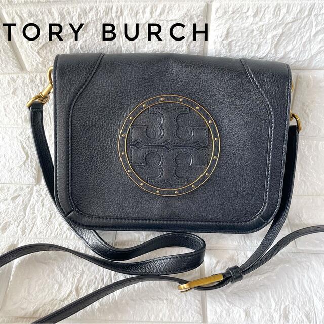 (トリーバーチ) TORY BURCH レザー ロゴデザイン ショルダーバッグ