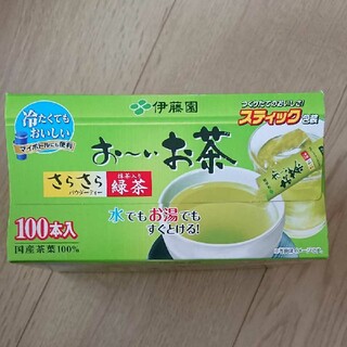 イトウエン(伊藤園)の伊藤園 おーいお茶 粉末タイプ スティック 100本入り1箱(茶)