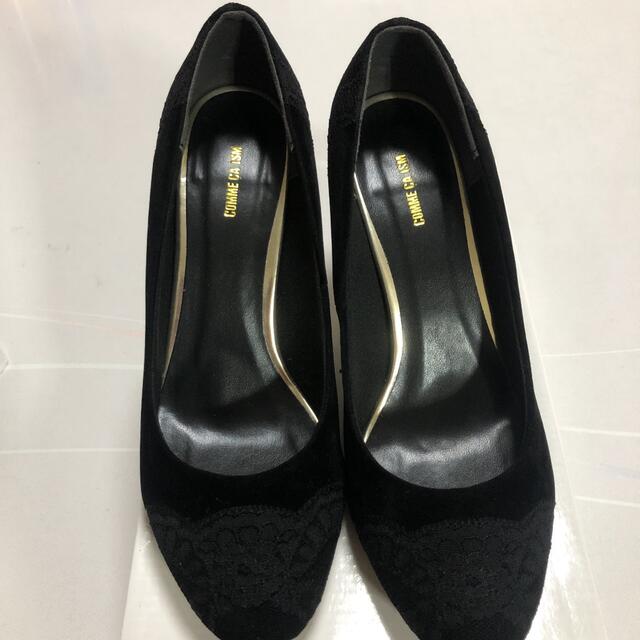 COMME CA ISM(コムサイズム)のCOMME CA ISM☆  パンプス ブラック 黒  24.5cm レディースの靴/シューズ(ハイヒール/パンプス)の商品写真