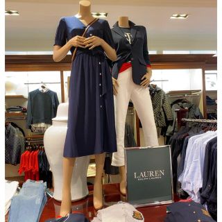 ラルフローレン(Ralph Lauren)のLauren Ralph Lauren ワンピース　着用一回美品(ロングワンピース/マキシワンピース)