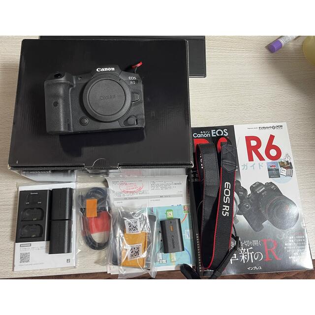 美品】Canon EOS R5 ボディ おまけつき 美品】Canon EOS R5 ボディ おまけつき