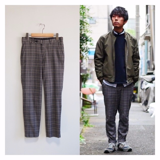 超激安定番】 steven alan ＜Steven Alan＞ CHECK SLOW TAPERED パンツの通販 by ドルフ  shop｜スティーブンアランならラクマ